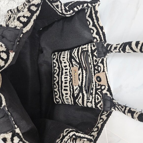 Large woven tote bag - Picture 6 of 7